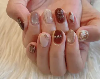 ショート 🦩son🌴 東十条ミューズネイルのネイルデザイン