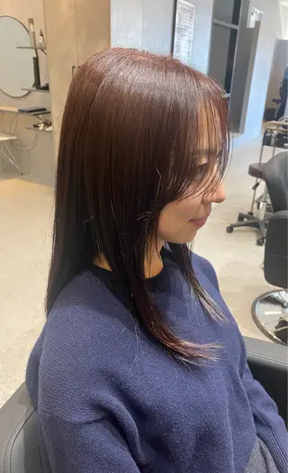 カラー 大林　恵理 【Agu 屋島】のヘアスタイル