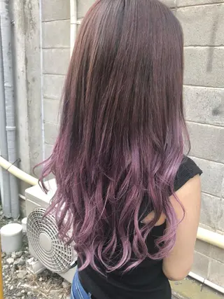 カラー ダブルスキルエクステ /羽エクステ白石宇由のヘアスタイル