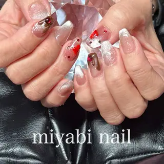 ネイル miyabi nail 桂川駅近くのネイルデザイン
