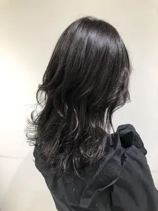 ロング カラー 横山 穂高のヘアスタイル