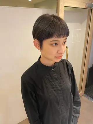 ショート 大迫 江梨のヘアスタイル
