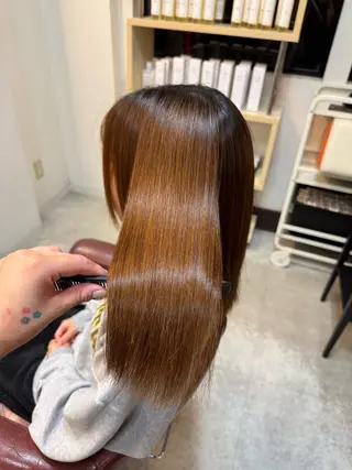 ミディアム カツモト マナ🍒のヘアスタイル