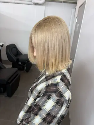 ミディアム カラー 心斎橋/透明感カラー / ミサキのヘアスタイル