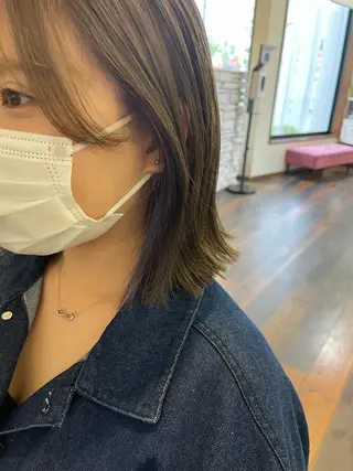 ミディアム 梶原 真帆のヘアスタイル