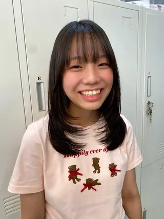 ミディアム 似合わせヘア 💇🏻‍♀/マリアのヘアスタイル