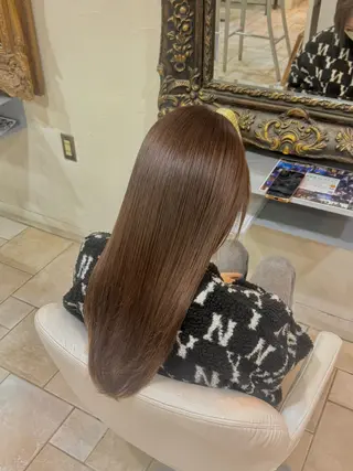 セミロング カラー ヘアアレンジ 表参道 💠Ayano💠のヘアスタイル