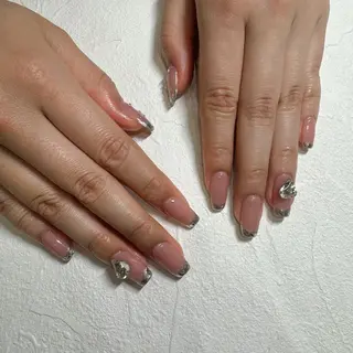 ネイル mayu🎀zina 船橋南口/パラジェルのネイルデザイン