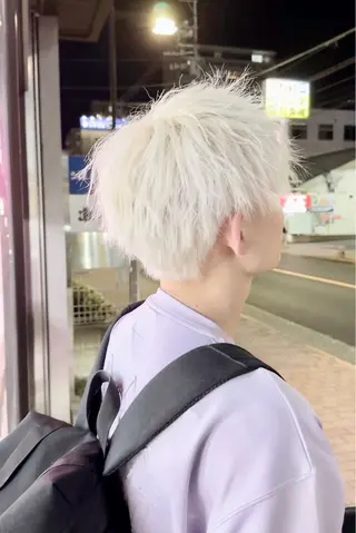 ショート カラー ❄️💛エクステ ブリーチ❄️yukiのヘアスタイル