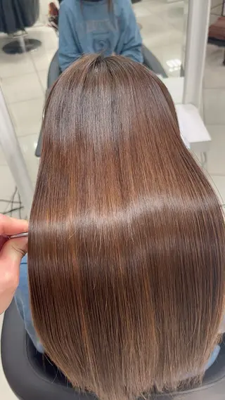 ロング パーマ 縮毛矯正指名No.1 艶カラー/SHIMAのヘアスタイル