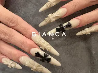 ネイル 痛ネイル🩶推し活 🤍店長sagawaのネイルデザイン