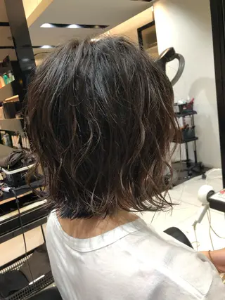 ミディアム カラー ヘアアレンジ ✨髪質改善&ボブ✨ 近藤 凌のヘアスタイル