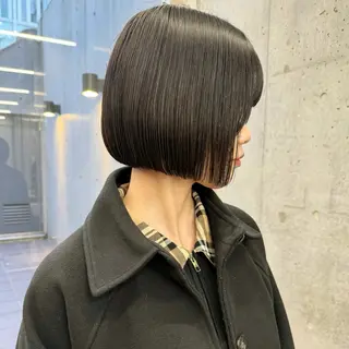 ショート カラー ボブ×柔らかいカラー 🩰misaki𓍼のヘアスタイル