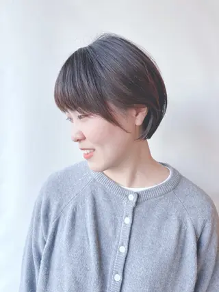 ショート ボブ/ゆるふわ ボブパーマ/とういのヘアスタイル