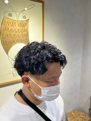 パーマ メンズ 佐藤　ひなの ／艶髪のヘアスタイル