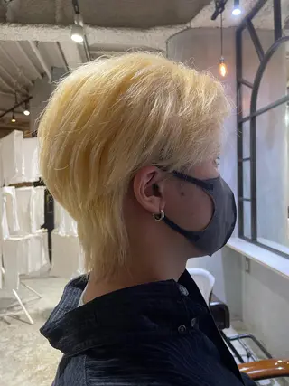 カラー メンズ マンツーマン 髪質改善　工藤のヘアスタイル