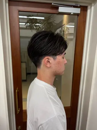 メンズ 透明感カラー/顔周り カット/ののか💞のヘアスタイル