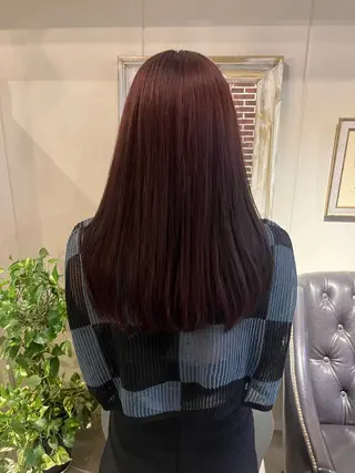 カラー イイダ ヒナのヘアスタイル