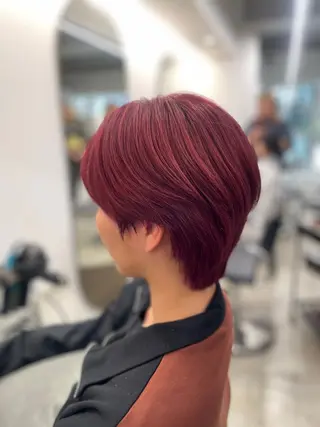 ショート 🤍ショートボブ 🤍NANAMI🤍のヘアスタイル