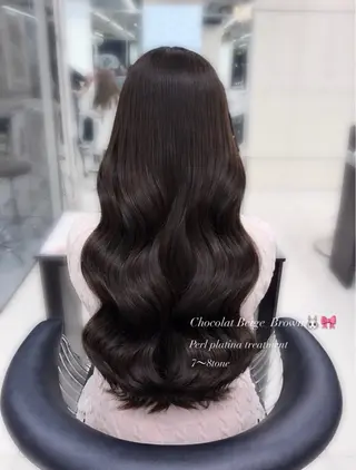 ロング つや髪ᰔᩚ暖色 カラーYui🩰のヘアスタイル