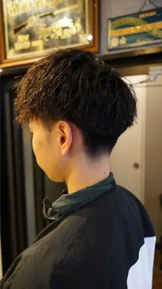 ショート パーマ メンズ メンズショート/ 木下拓海のヘアスタイル