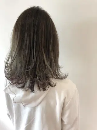 セミロング ボブ/縮毛矯正 🌟梅田盛一🌟のヘアスタイル