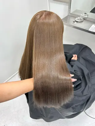 ロング カラー 韓国レイヤー/ 縮毛矯正🎀minaのヘアスタイル