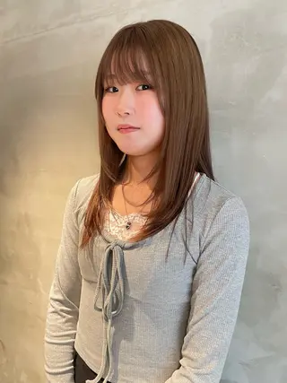 ロング カラー ブリーチ✧︎デザイン ゆうのヘアスタイル