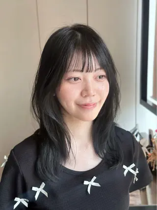 セミロング カラー レイヤー／ボブ/艶髪 🎀ENA🎀のヘアスタイル