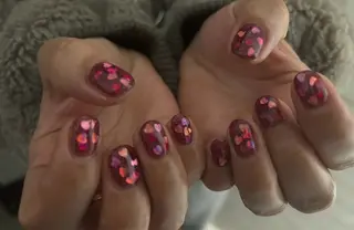 ショート AIushe平井店 ななみのネイルデザイン