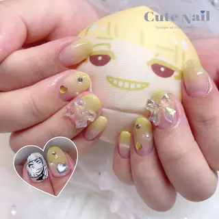 ネイル ️🫧もこ 艶感ネイル🫧のネイルデザイン