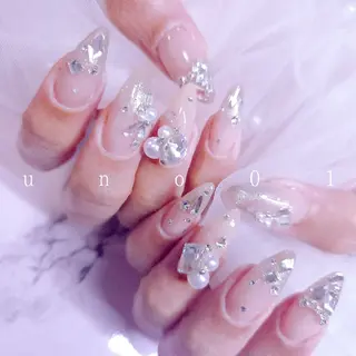 ネイル 梅田🦄中崎町🩵 u n o 0 1のネイルデザイン