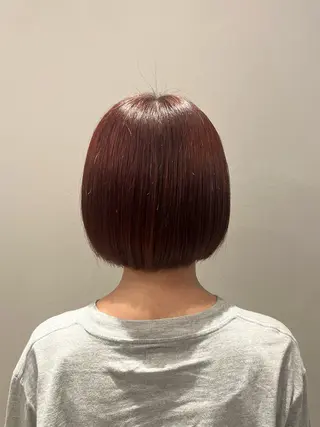 ミディアム カラー 顔周り/ガーリー /ヘアメ/あつはのヘアスタイル