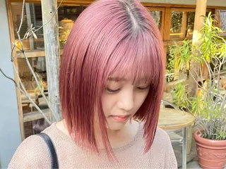 ショート カラー 🍊暖色×顔周り 🍊cocoroのヘアスタイル