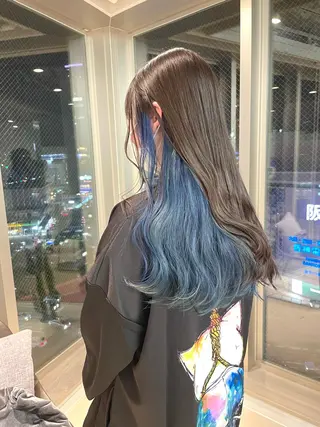 ロング カラー ヘアアレンジ 🎗秋山勇/ GEAR.代表のヘアスタイル