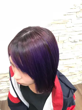 ショート カラー カ ノのヘアスタイル