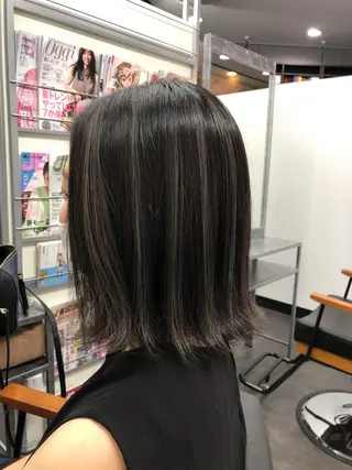 ミディアム カラー ヘアアレンジ 大塚 貴之のヘアスタイル