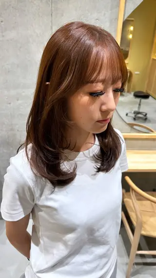 セミロング ブリーチ🥣⌇ケア⌇ 🎨mana🎀のヘアスタイル