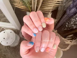 ネイル nail salon en familleのネイルデザイン