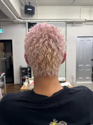 ショート カラー パーマ メンズ 💈メンズ特化💈 TASUKUのヘアスタイル