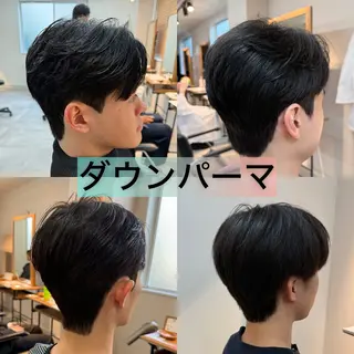 パーマ メンズ オシャレは髪型から/ 韓国ヘア特化/下田のヘアスタイル