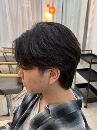 ショート メンズ 🩶鈴木茉奈🩶艶髪 /透明感/暖色カラーのヘアスタイル
