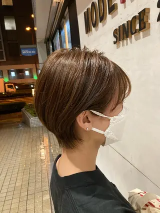 ショート カラー SHAFT Ieiriのヘアスタイル