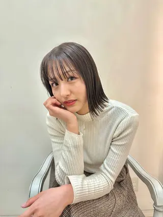 ミディアム ハタガミコウヘイ /撮影モデル募集のヘアスタイル