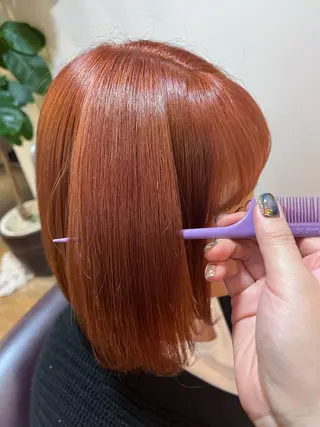 ミディアム カラー Rina.💎🫧 小松里奈のヘアスタイル