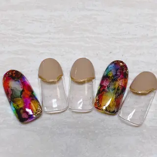 ミディアム .. momoko🕊のネイルデザイン