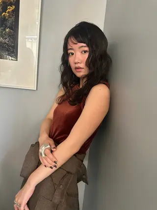 ミディアム さとう あやかのヘアスタイル