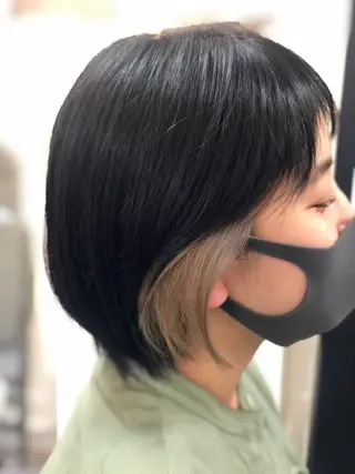 ショート パーマ carre hair 店長   中園　武士のヘアスタイル
