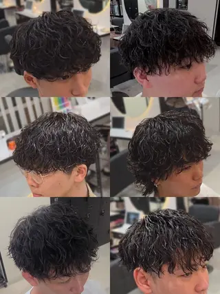 メンズ パーマ ミディアム LEN名古屋/パーマ 海外ヘア/メンズ特化のヘアスタイル
