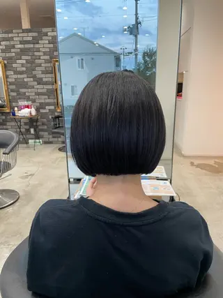 ミディアム カラー 芳賀 風斗のヘアスタイル